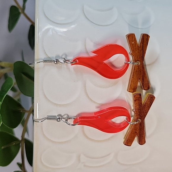 Jewelry - Campfire Dangle Earrings, lightweight